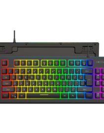 Wired Gaming Keyboard with Mixed Color Lighting - RGB Light Keyboard