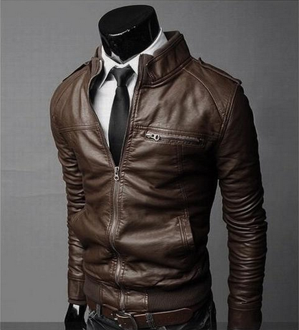 Men Winter Leather Jackets Coat - Sport Leather Jackets - M - L - XL - XXL - XXXL Size Only