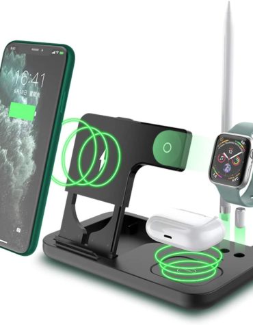 3 in 1 Wireless Charger Dock AP Fast Charger | Multi Charger